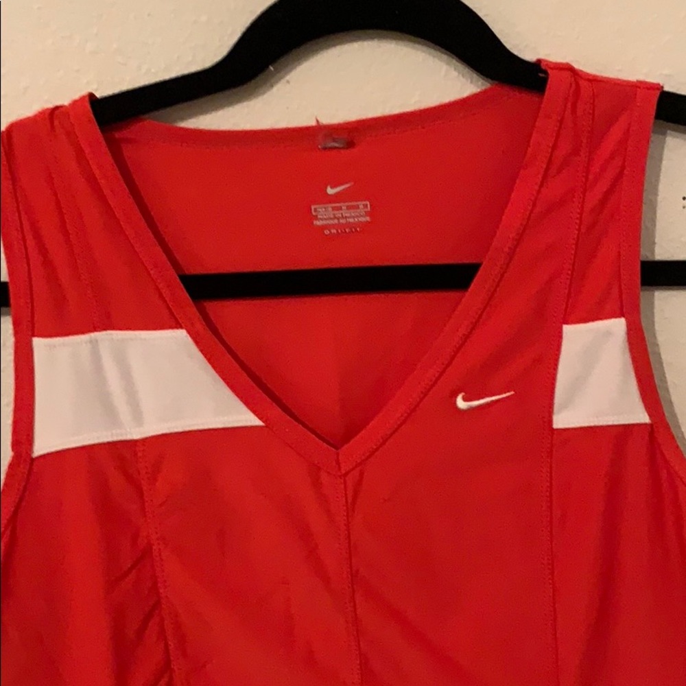 Orange vintage nike tank